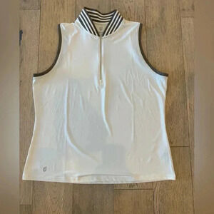 GGblue Womens Tank Top Ivory Tan XL